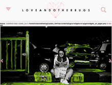 Tablet Screenshot of loveandotherbugs.com